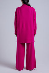 OVERSIZED FUSCHIA KNITSET