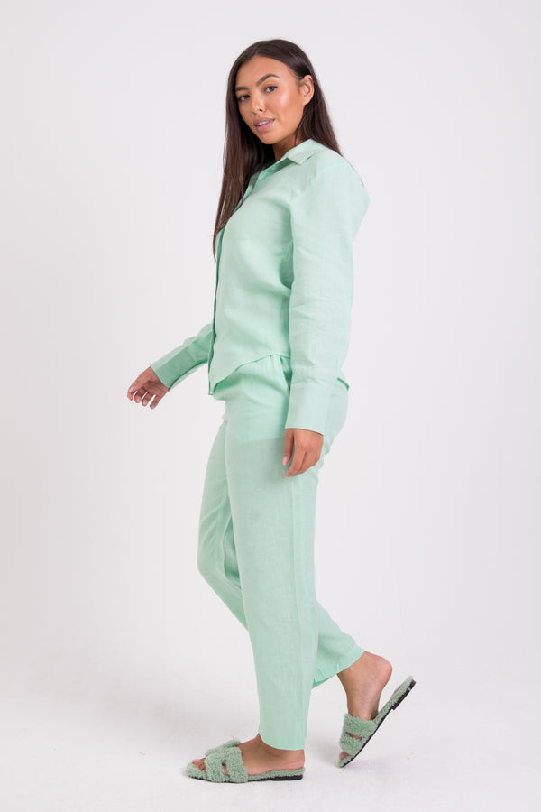 MINT LINEN CO-ORD SET